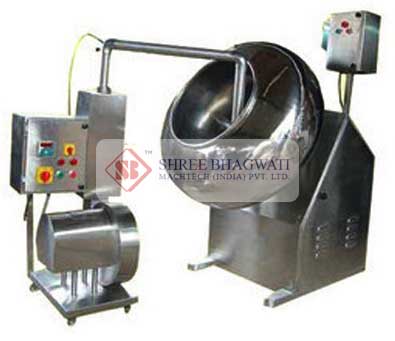 Tablet Coating Machine , Tablet Coating Pan With Spray For Film Coating Manufacturers & Exporters from India
